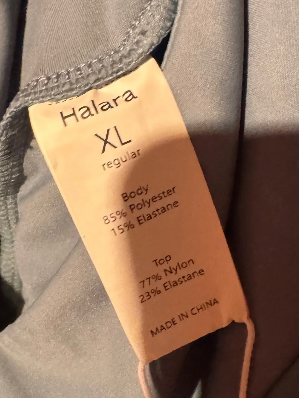 HALARA Slate Blue Maxi Skirt with Draped Front - Picture 3 of 3